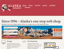 Tablet Screenshot of dynalaska.com